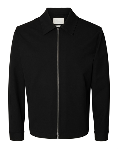 Selected - SLMRegular Finn Zip Jakke - Black 